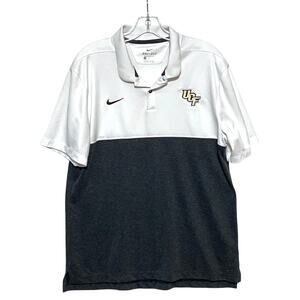 UCF Knights Nike DRI-FIT Early Season Polo Shirt Men L Golf Athleisure Sporty